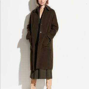 Vince Patch Pocket Coat - Mineral Pine